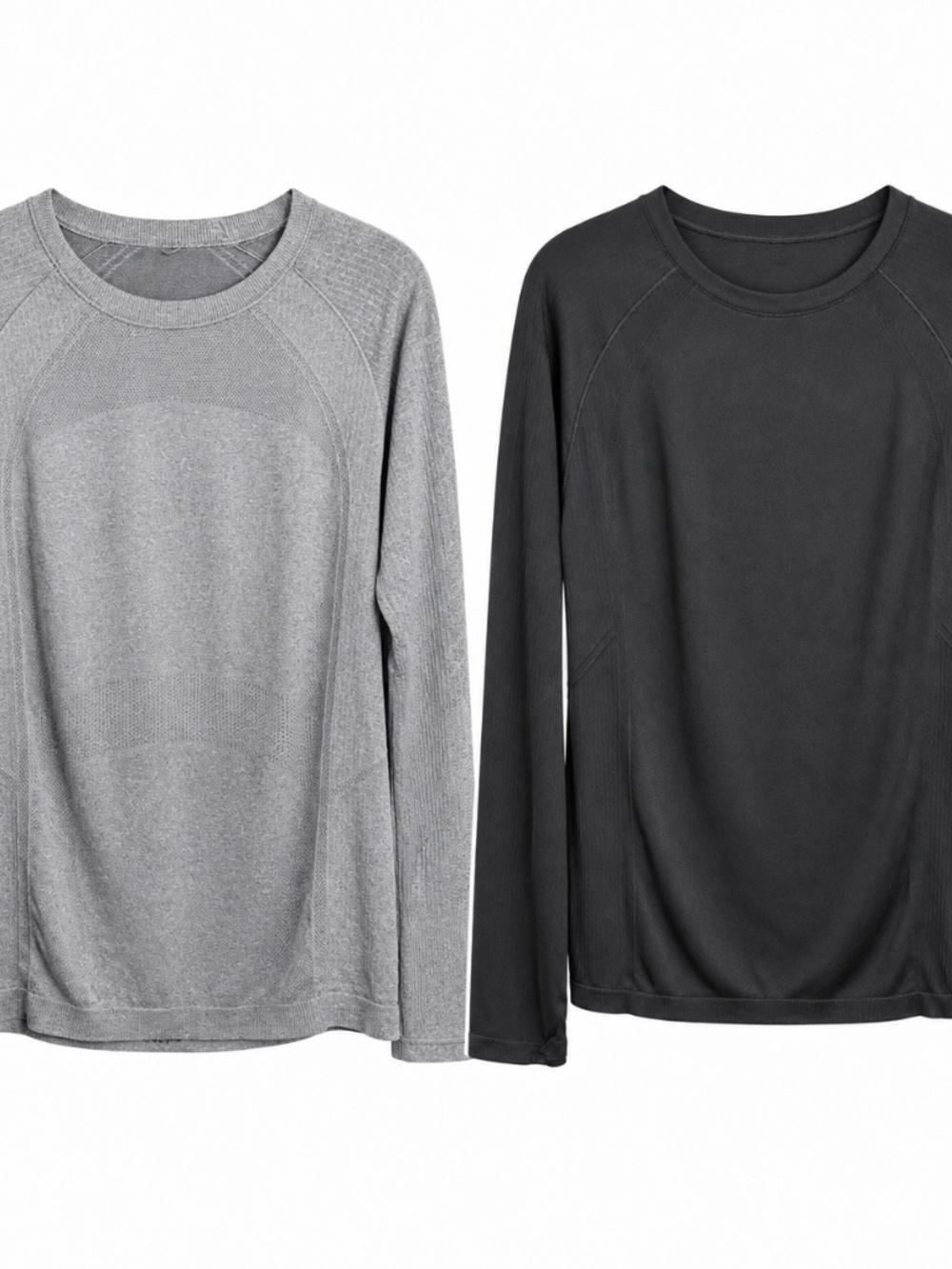 💸 BARGAIN BIN 💸 --- Old Navy Active Long Sleeve Tops Gray Black - M - lot of 2